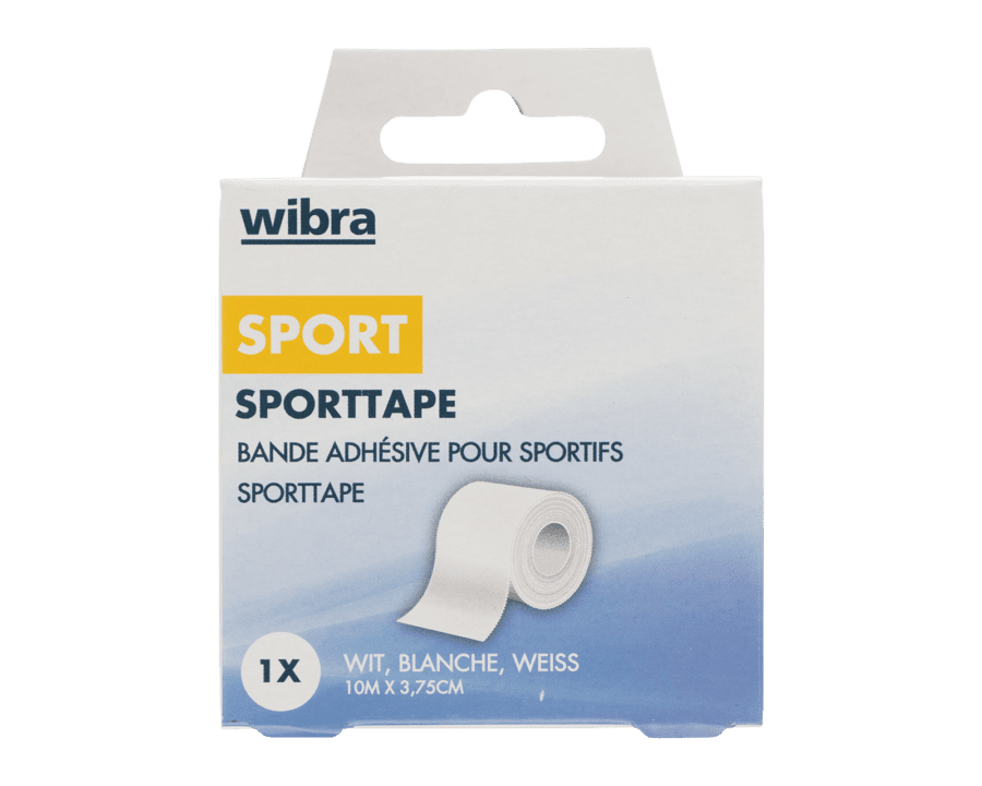 Sporttape3,75 cm x 10 meter - Wibra