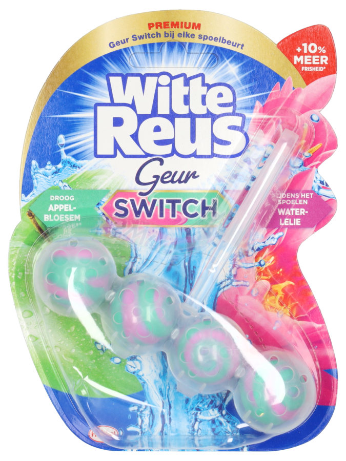 Witte Reus wcblok geur switch appel waterlelie 50 gr. - Wibra