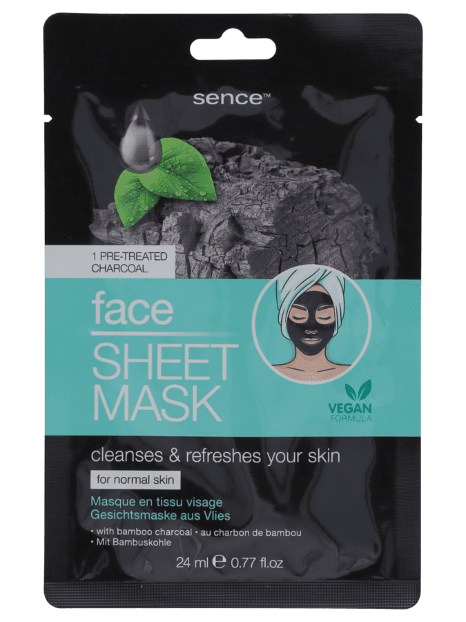 Facial Mask 24 Charcoal - Wibra