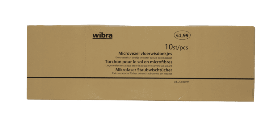 Serpillières en microfibre - 10 pièces - Wibra
