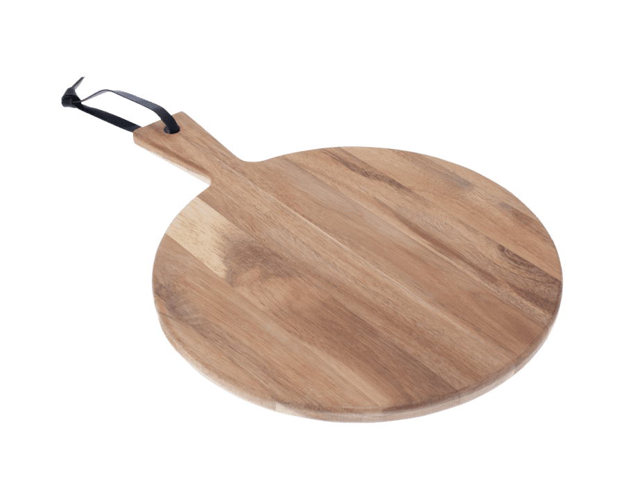 Snijplank acacia hout – rond - Wibra