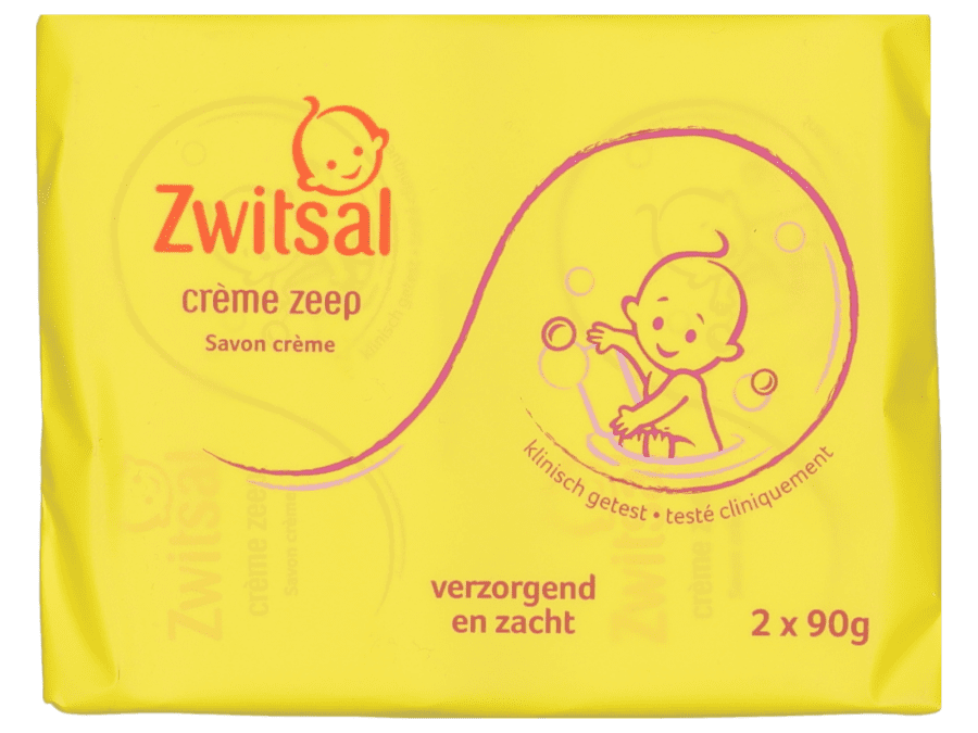 Savon crème bébé Zwitsal 2 savons - Wibra