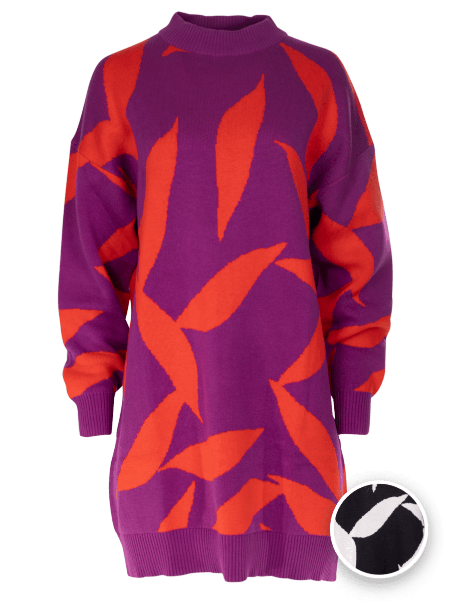 Robe tricot jacquard - Wibra