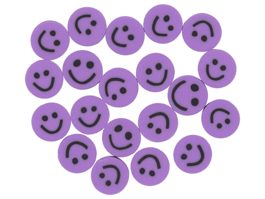 Smiley kralen – Variatie 2 - Wibra