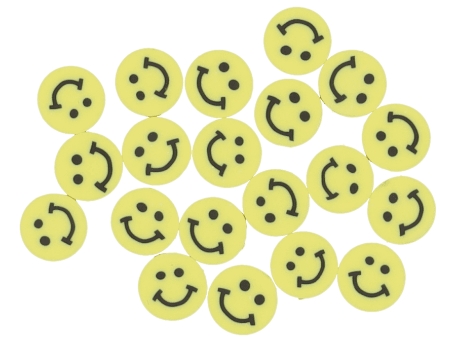 Smiley kralen – Variatie 3 - Wibra