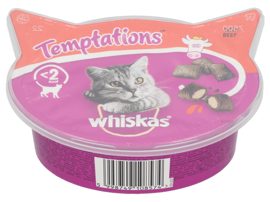 Whiskas Temptations bœuf - Wibra