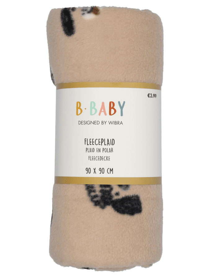 Plaid bébé flanelle – blanche - Wibra
