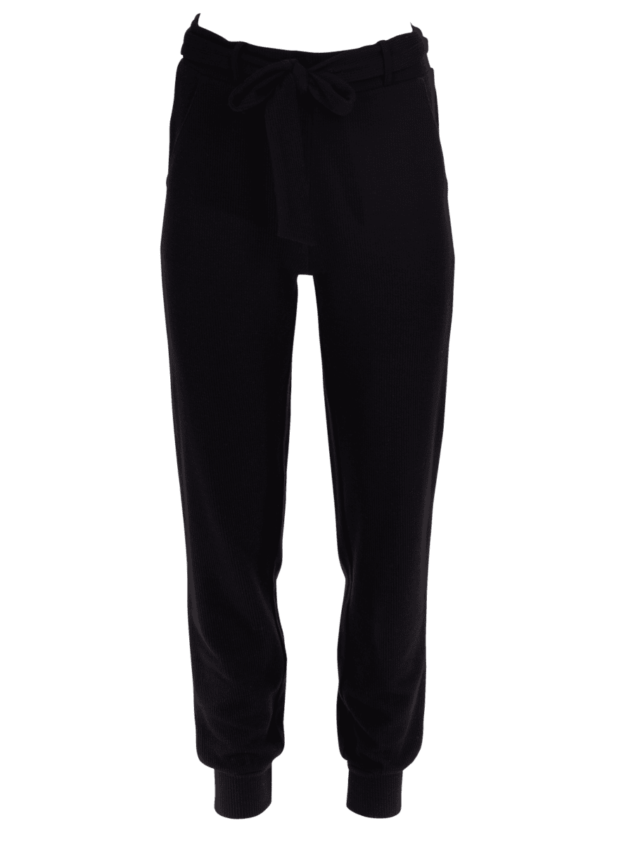 Pantalon côtelé – grande taille – noir, 46/48 - Wibra