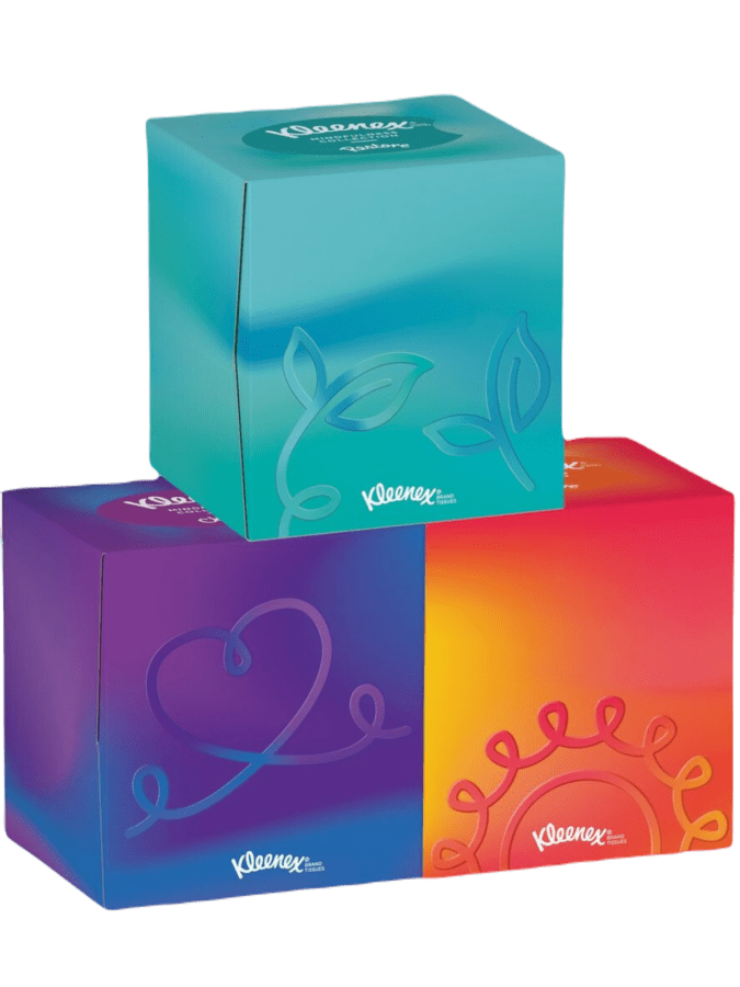 Kleenex boite Collection 48 mouchoirs - Wibra