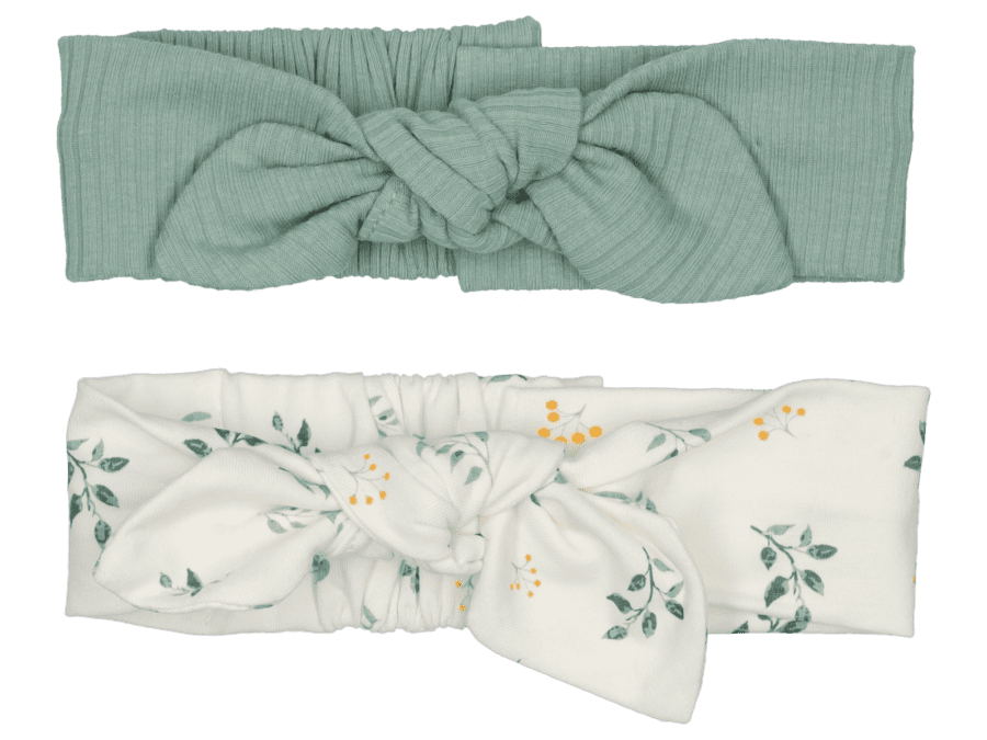 Bandeaux tricot bébé 2 pièces – vert - Wibra