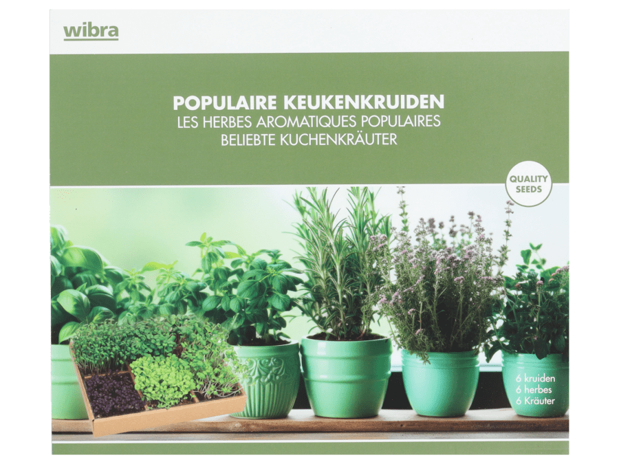 Herbes aromatiques - kit de démarrage - Wibra