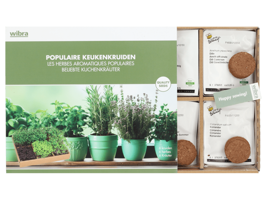 Herbes aromatiques - kit de démarrage - Wibra