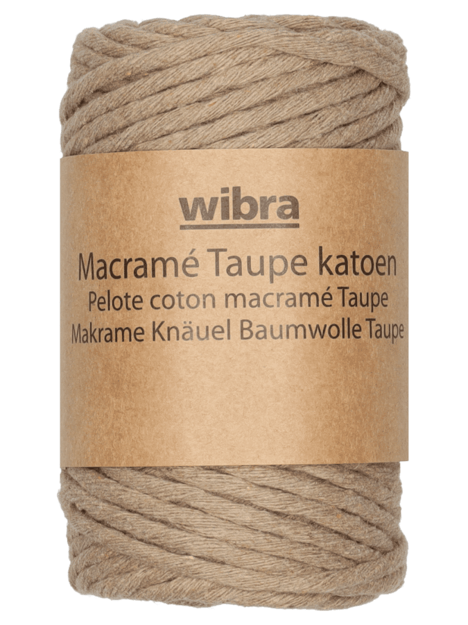 Coton macramé – brown1 - Wibra