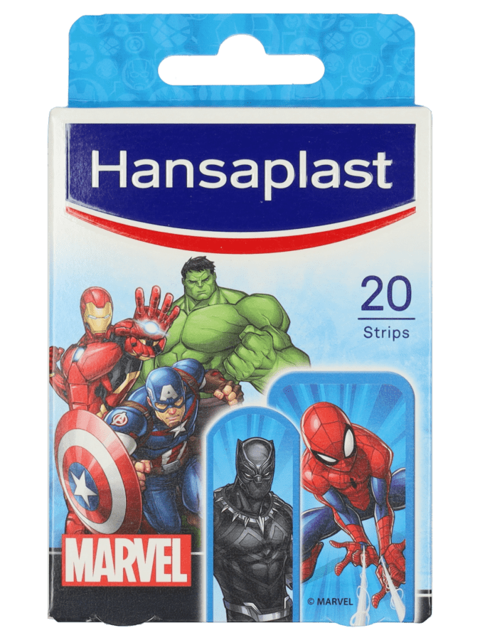 Hansaplast pansements Marvel 20 pièces - Wibra