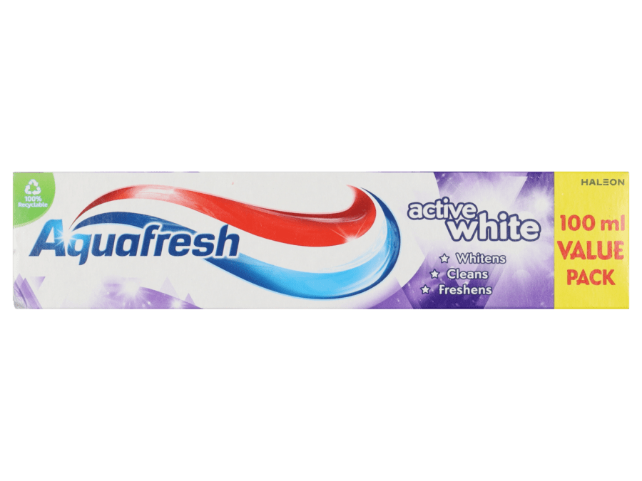 Aquafresh dentifrice active white - Wibra