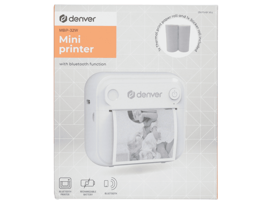 Denver mini imprimante mobile MBP-32 - Wibra