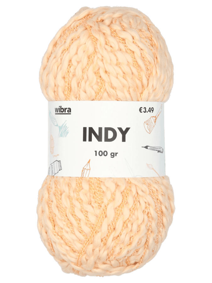 Indy fil à tricoter - orange - Wibra