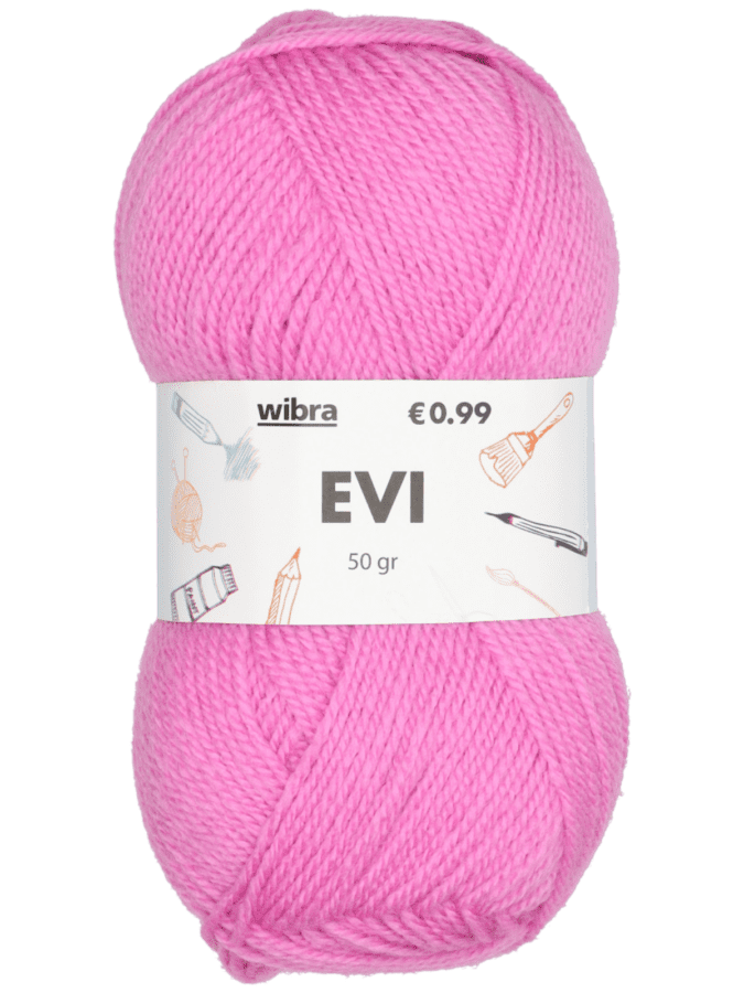 Evi fil à tricoter - violet - Wibra