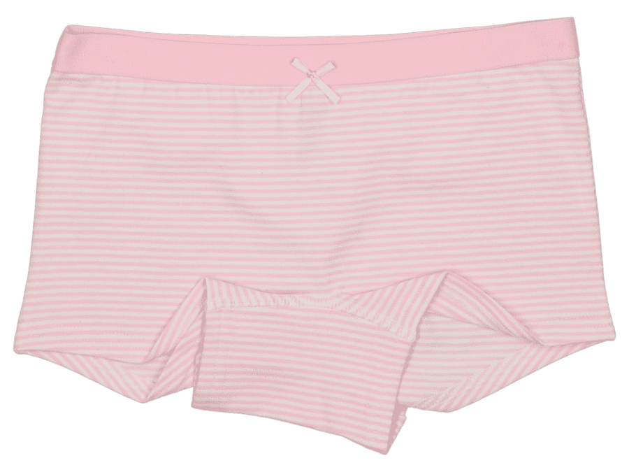 Boxers fille 2 pièces – 104/110, rose - Wibra