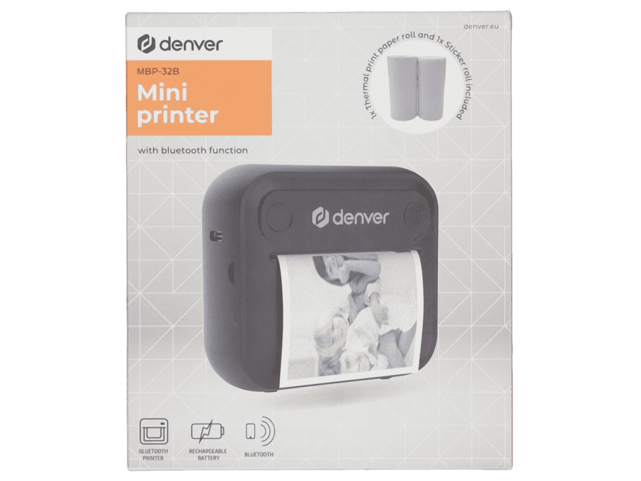 Denver mini imprimante mobile MBP-32 - Wibra