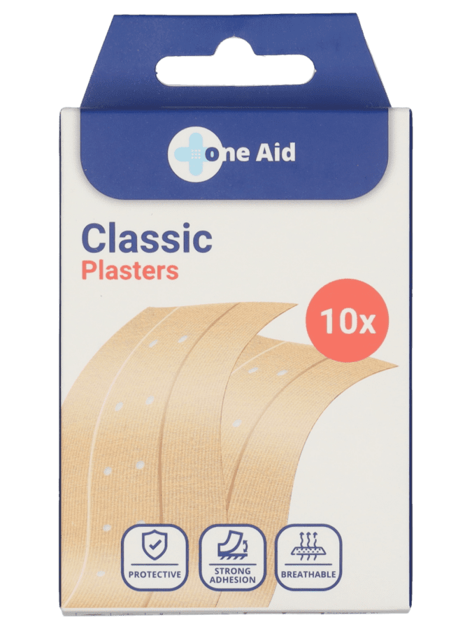 One Aid pansements classiques 10 pièces - Wibra