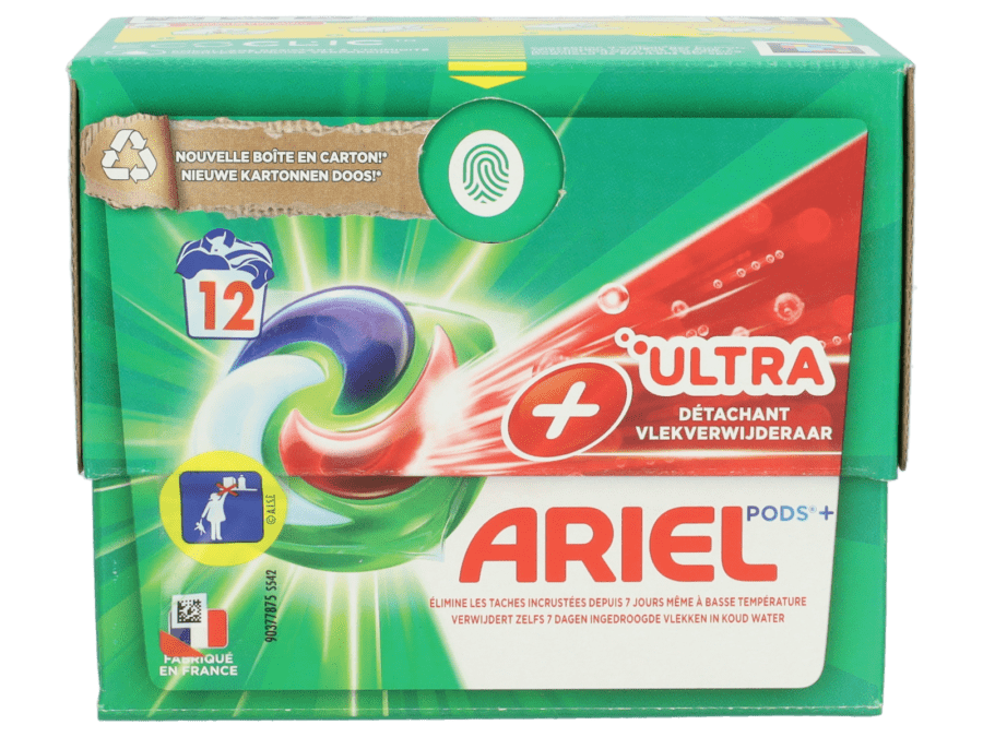 Ariel ultra lessive 12 capsule - Wibra