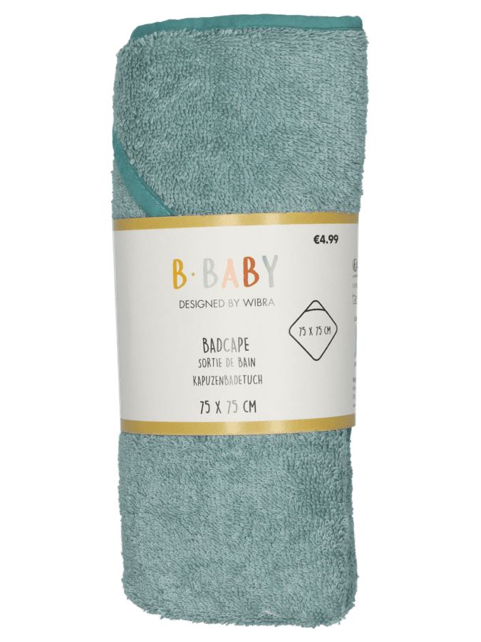 Cape de bain bébé – vert - Wibra