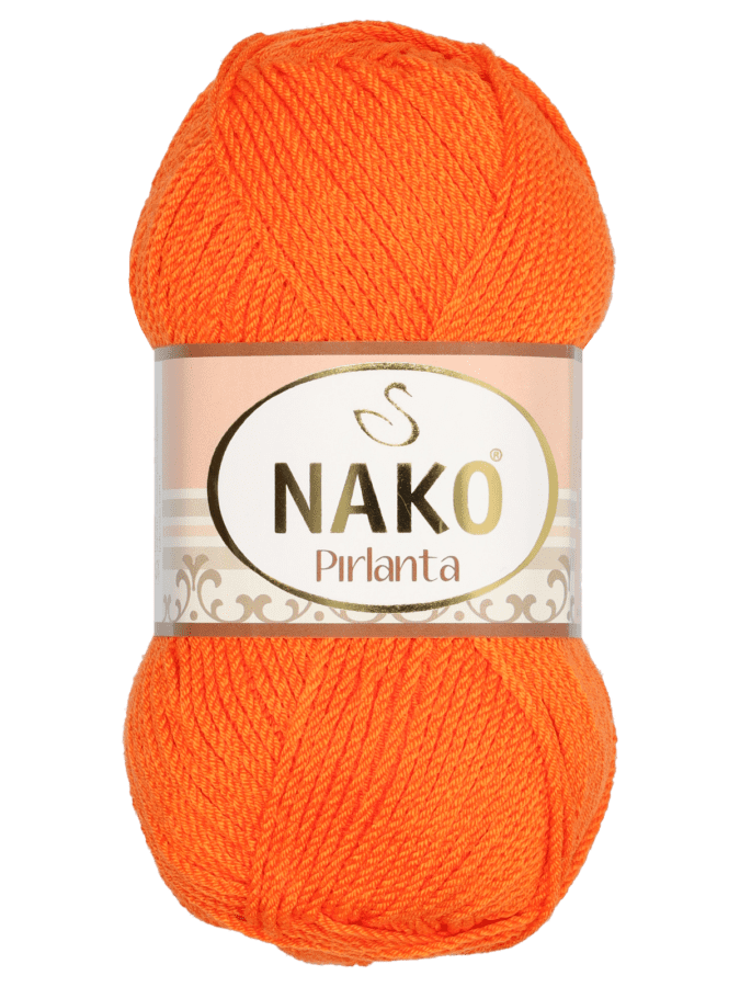 Pirlanta fil à tricoter - orange - Wibra