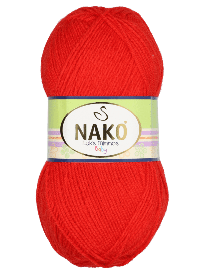 Luks fil à tricoter - rouge - Wibra