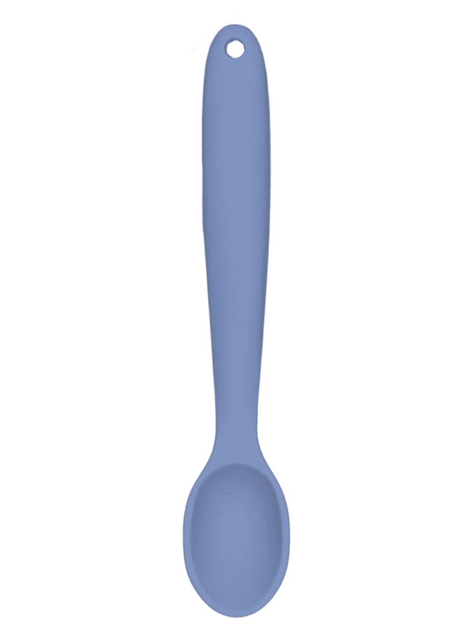 Cuillère silicone – bleu - Wibra